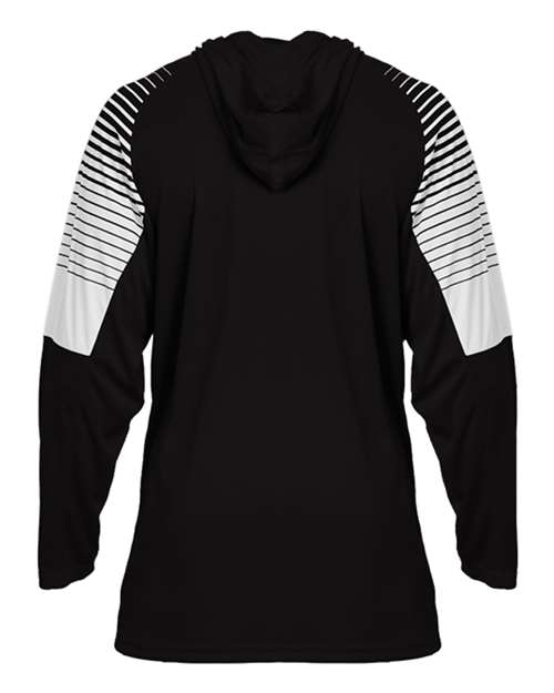 Badger Men's Lineup Hooded Long Sleeve T-Shirt 4211
