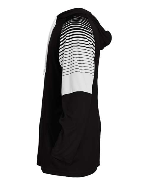 Badger Men's Lineup Hooded Long Sleeve T-Shirt 4211