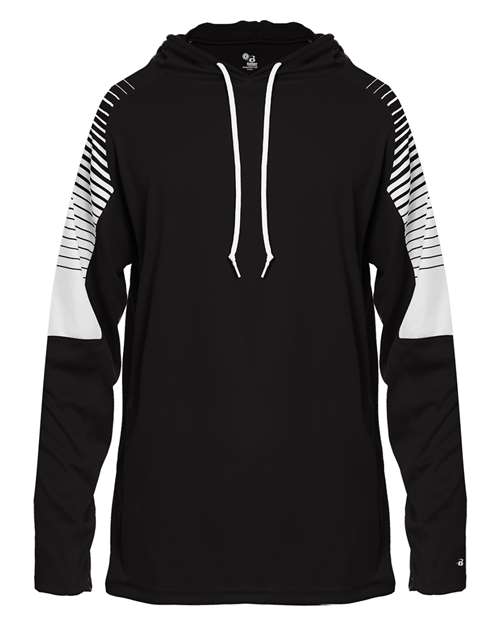 Badger Men's Lineup Hooded Long Sleeve T-Shirt 4211