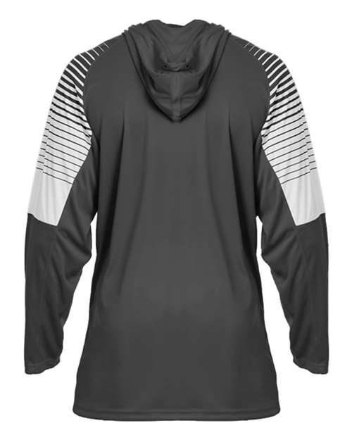 Badger Men's Lineup Hooded Long Sleeve T-Shirt 4211