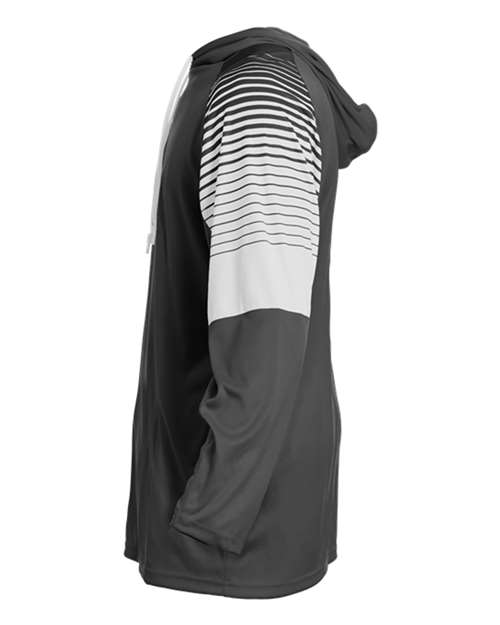 Badger Men's Lineup Hooded Long Sleeve T-Shirt 4211