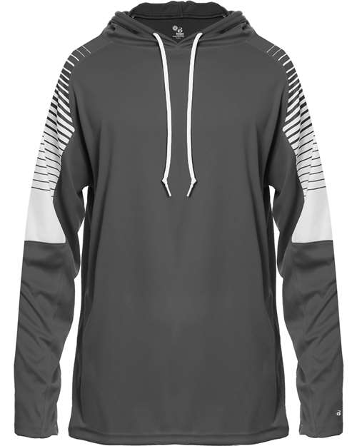 Badger Men's Lineup Hooded Long Sleeve T-Shirt 4211