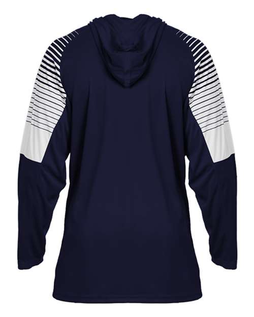 Badger Men's Lineup Hooded Long Sleeve T-Shirt 4211