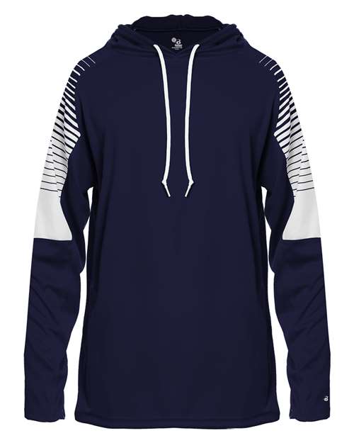 Badger Men's Lineup Hooded Long Sleeve T-Shirt 4211