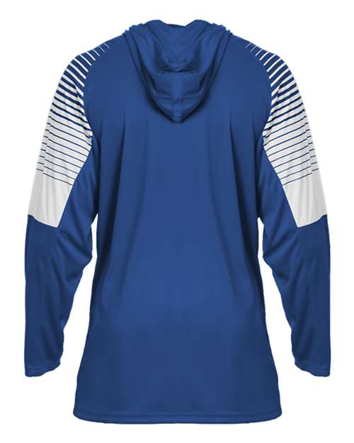 Badger Men's Lineup Hooded Long Sleeve T-Shirt 4211