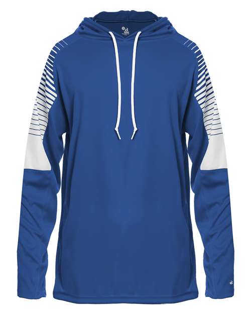 Badger Men's Lineup Hooded Long Sleeve T-Shirt 4211