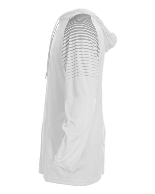 Badger Men's Lineup Hooded Long Sleeve T-Shirt 4211