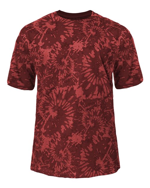 Badger Men's Tie-Dyed Tri-Blend T-Shirt 4975