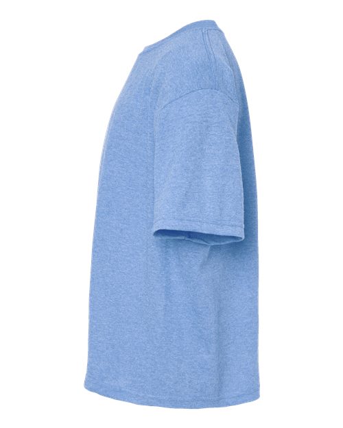 M&O Youth Gold Soft Touch T-Shirt 4850 - Light Blue Heather