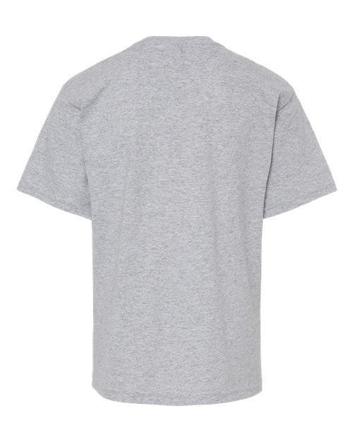 M&O Youth Gold Soft Touch T-Shirt 4850 - Athletic Grey