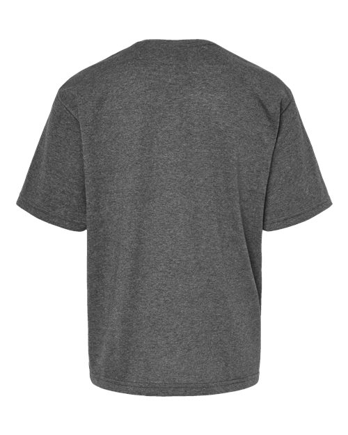 M&O Youth Gold Soft Touch T-Shirt 4850 - Dark Heather