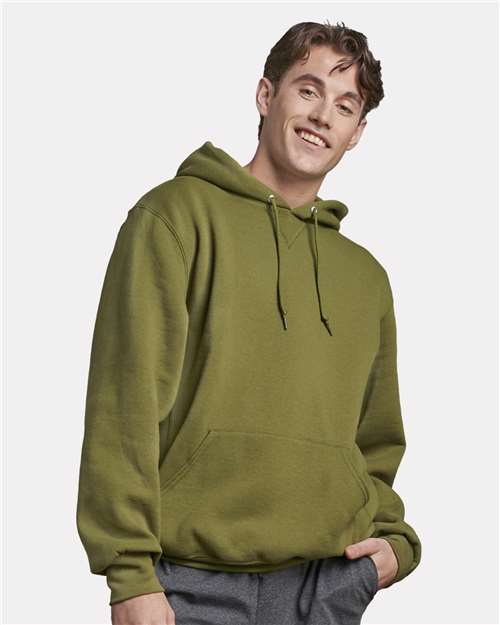 Russell Athletic Unisex Dri Power® Hooded Sweatshirt 695HBM - Green Moss