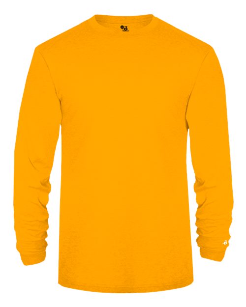 Badger Men's Triblend Performance Long Sleeve T-Shirt 4944 - Gold Heather