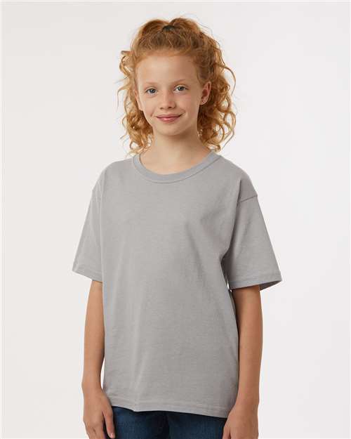 M&O Youth Gold Soft Touch T-Shirt 4850 - Gravel