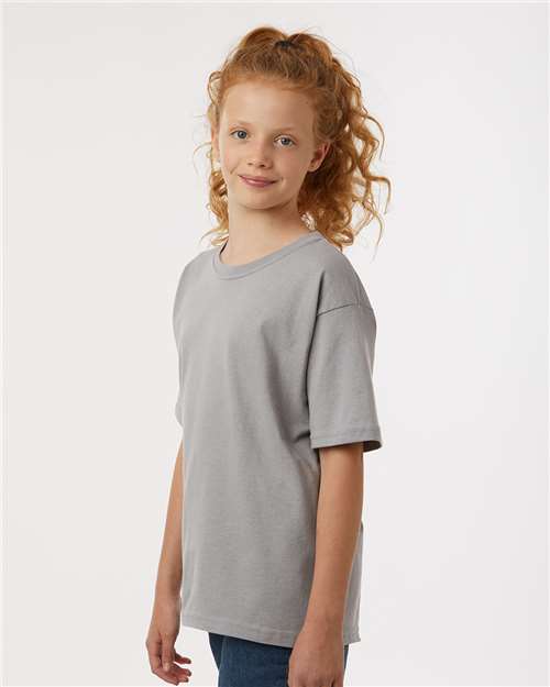 M&O Youth Gold Soft Touch T-Shirt 4850 - Gravel