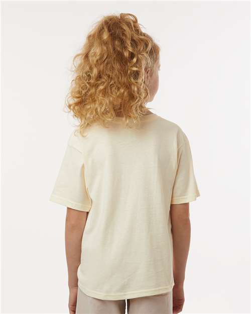 M&O Youth Gold Soft Touch T-Shirt 4850 - Natural