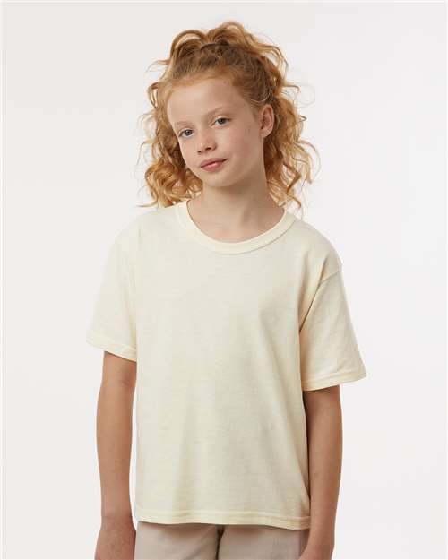 M&O Youth Gold Soft Touch T-Shirt 4850 - Natural