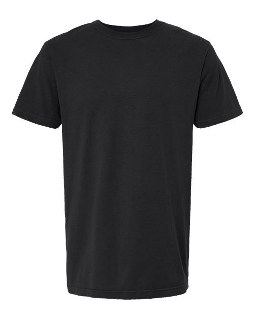 M&O Unisex Vintage Garment-Dyed T-Shirt 6500M - Black