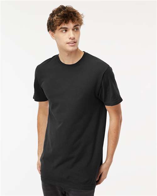 M&O Unisex Vintage Garment-Dyed T-Shirt 6500M - Black