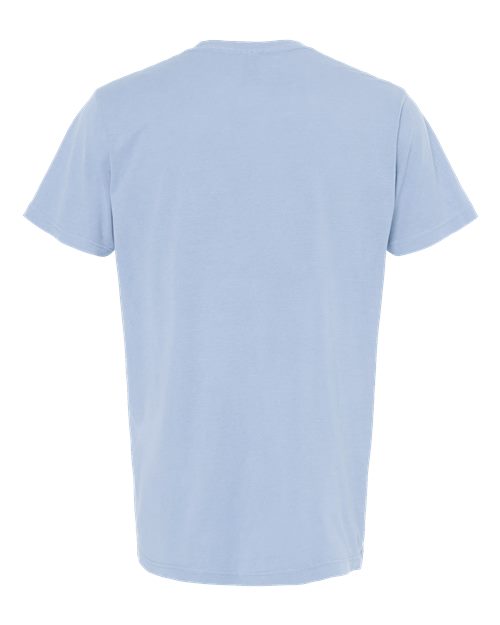 M&O Unisex Vintage Garment-Dyed T-Shirt 6500M - Chambray
