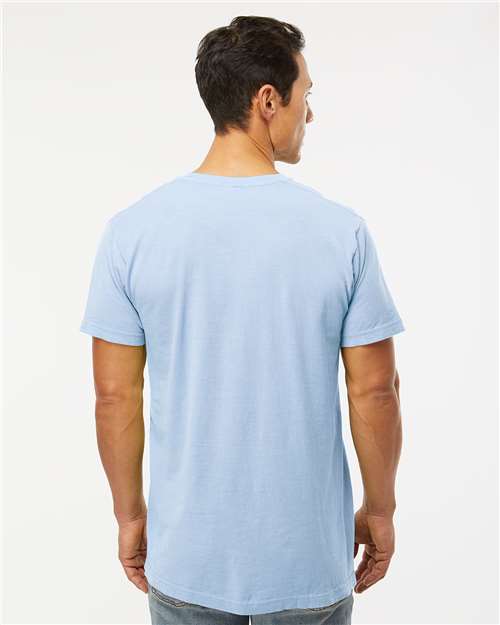 M&O Unisex Vintage Garment-Dyed T-Shirt 6500M - Chambray