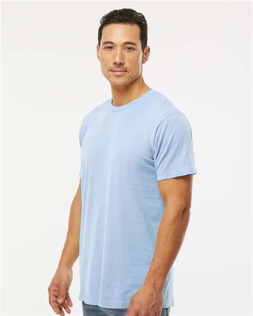 M&O Unisex Vintage Garment-Dyed T-Shirt 6500M - Chambray