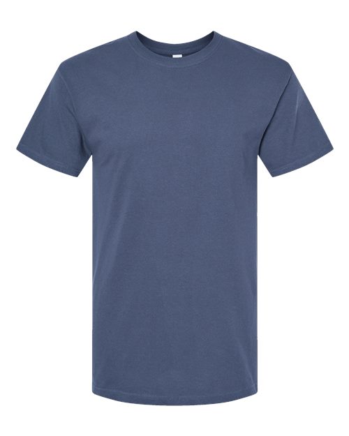 M&O Men's Gold Soft Touch T-Shirt 4800 - Indigo Blue