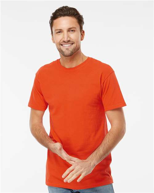 M&O Men's Gold Soft Touch T-Shirt 4800 - Burnt Orange