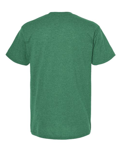 M&O Men's Gold Soft Touch T-Shirt 4800 - Heather Kelly Green