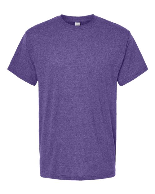 M&O Men's Gold Soft Touch T-Shirt 4800 - Heather Purple