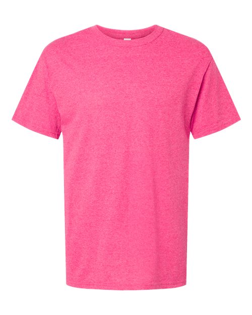 M&O Men's Gold Soft Touch T-Shirt 4800 - Neon Pink