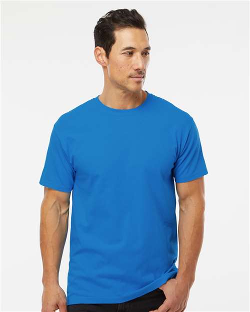 M&O Men's Gold Soft Touch T-Shirt 4800 - Ocean Blue