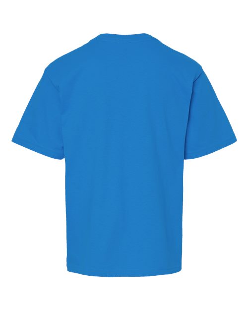 M&O Youth Gold Soft Touch T-Shirt 4850 - Ocean Blue
