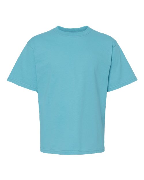 M&O Youth Gold Soft Touch T-Shirt 4850 - Diving Blue