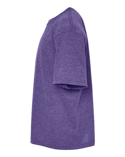 M&O Youth Gold Soft Touch T-Shirt 4850 - Heather Purple