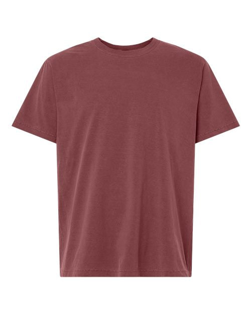 BELLA + CANVAS Unisex Heavyweight Garment-Dyed Tee 4810GD - Washed Maroon