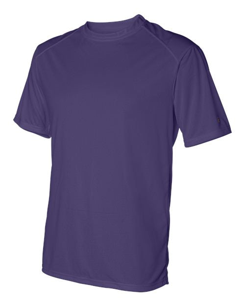 Badger Men's B-Core Sport Shoulders T-Shirt 4120 - Purple