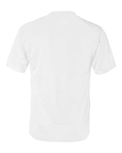 Badger Men's B-Core Sport Shoulders T-Shirt 4120 - White