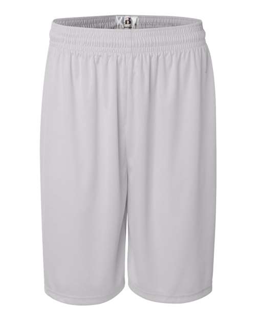 Badger Men's B-Core 9" Shorts 4109 - White