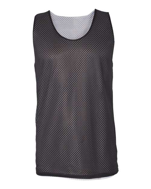 Badger Men's Pro Mesh Reversible Tank Top 8529 - Black/ White