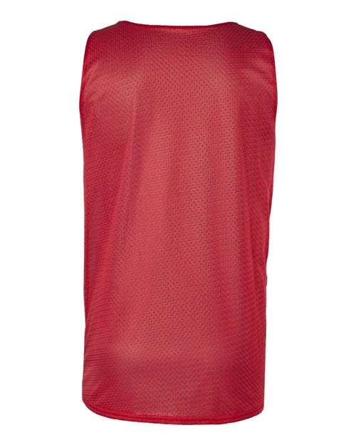 Badger Men's Pro Mesh Reversible Tank Top 8529 - Red/ Black