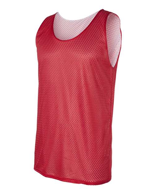 Badger Men's Pro Mesh Reversible Tank Top 8529 - Red/ White
