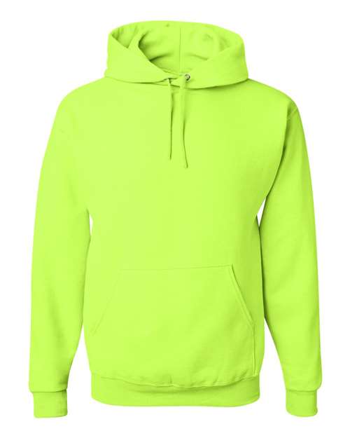 JERZEES Unisex NuBlend® Hooded Sweatshirt 996MR - Safety Green