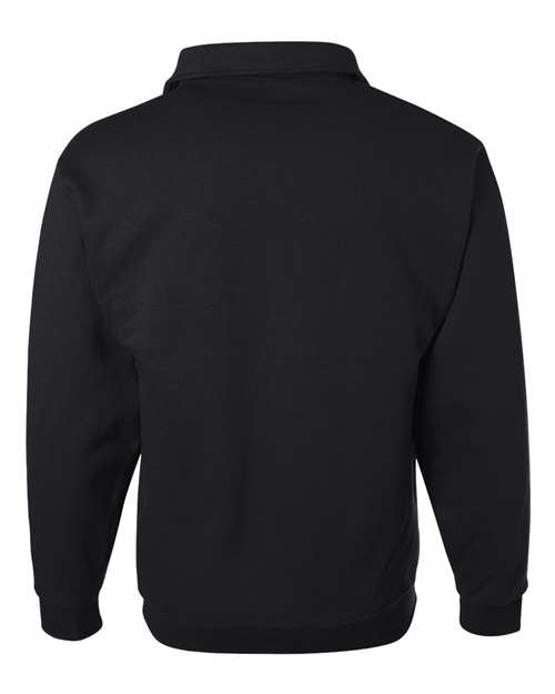 JERZEES Unisex Super Sweats NuBlend® Quarter-Zip Cadet Collar Sweatshirt 4528MR