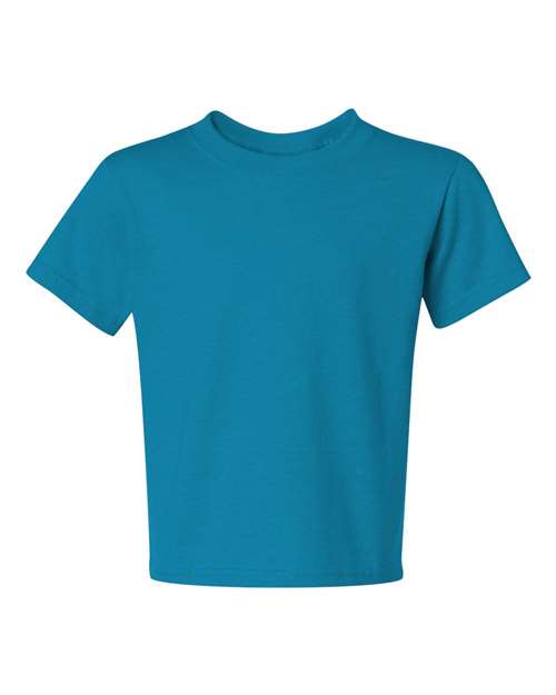 JERZEES Youth Dri-Power® 50/50 T-Shirt 29BR - California Blue
