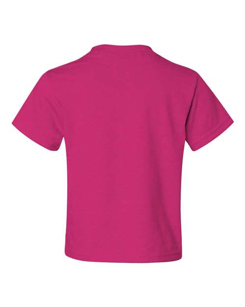 JERZEES Youth Dri-Power® 50/50 T-Shirt 29BR - Cyber Pink
