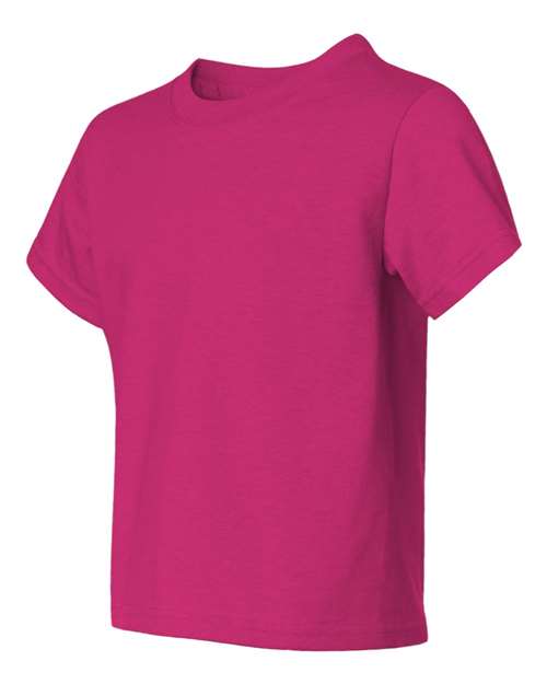 JERZEES Youth Dri-Power® 50/50 T-Shirt 29BR - Cyber Pink
