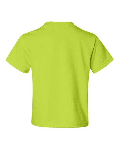 JERZEES Youth Dri-Power® 50/50 T-Shirt 29BR - Safety Green