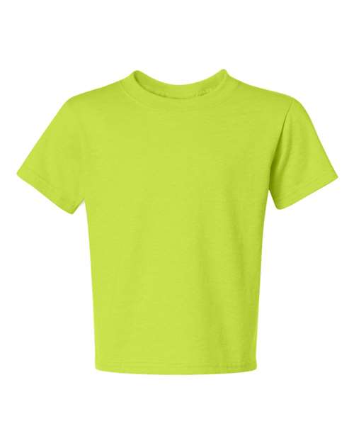 JERZEES Youth Dri-Power® 50/50 T-Shirt 29BR - Safety Green