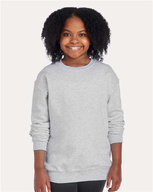 JERZEES Youth NuBlend® Crewneck Sweatshirt 562BR